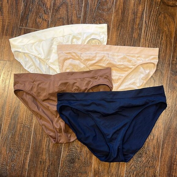 Joyspun | Set of 4 Assorted Colors Smooth Brief Underwear Panties Bundle XXXL 22 - Picture 1 of 3